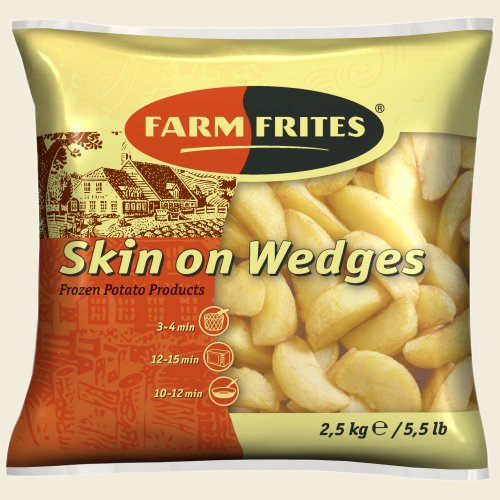 Картофельные дольки в кожуре  (Farm Frites) 2,5 кг  оптом